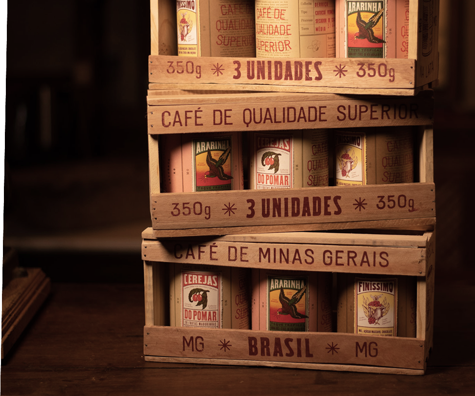 Kit Caixeta - Caixetas de madeira com cafés especiais